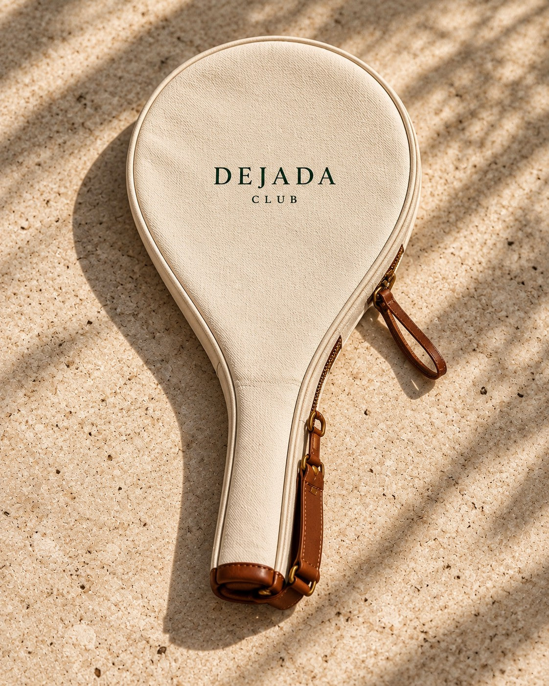 Racket sleeve, top view